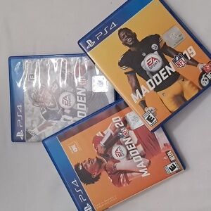 Playstation 4 3 Pack of Madden Football